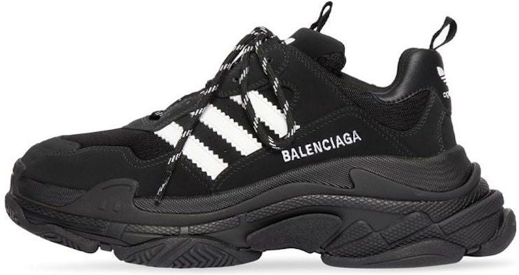 (Women) adidas x Balenciaga Triple S Sneaker 'Black' 712764-W2ZB2-1090 Buy (Women) adidas x Balenciaga Triple S Sneaker 'Black' 712764-W2ZB2-1090