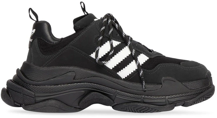 (Women) adidas x Balenciaga Triple S Sneaker 'Black' 712764-W2ZB2-1090 Order (Women) adidas x Balenciaga Triple S Sneaker 'Black' 712764-W2ZB2-1090