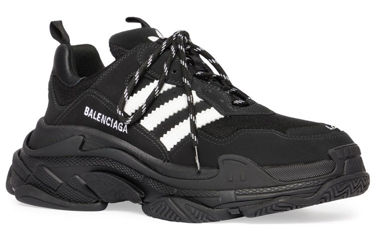 Lookbook (Women) adidas x Balenciaga Triple S Sneaker 'Black'  712764-W2ZB2-1090