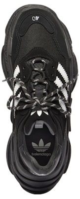 adidas originals x Balenciaga 巴黎世家 Triple S 網布 系帶 低幫 老爹鞋 女款 黑色 Shop adidas originals x Balenciaga 巴黎世家 Triple S 網布 系帶 低幫 老爹鞋 女款 黑色