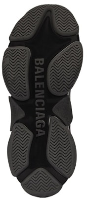 adidas originals x Balenciaga 巴黎世家 Triple S 網布 系帶 低幫 老爹鞋 女款 黑色 Details for adidas originals x Balenciaga 巴黎世家 Triple S 網布 系帶 低幫 老爹鞋 女款 黑色