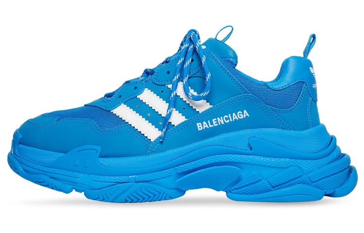 (Women) adidas x Balenciaga Triple S Sneaker 'Blue' 712764W2ZB24090