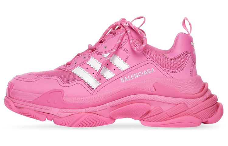 (Women) adidas x Balenciaga Triple S Sneaker 'Neon Pink' 712764W2ZB65590