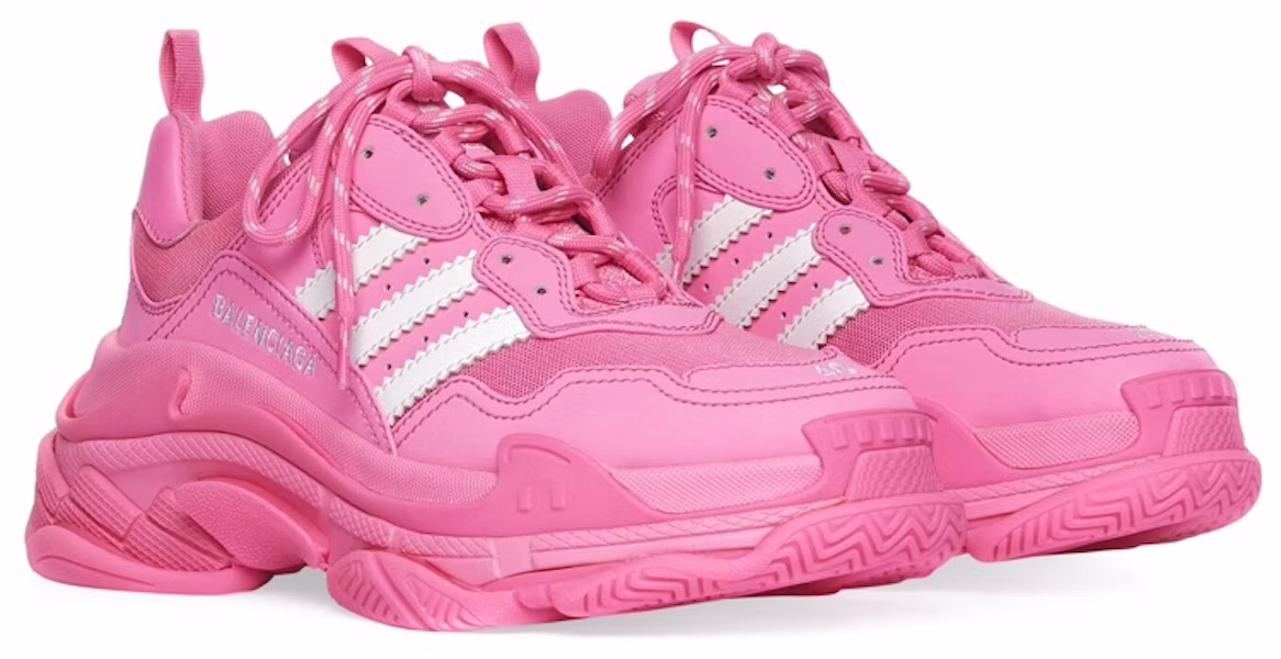 (W) adidas x Balenciaga Triple S Baskets ''Rose Néon'' 712764-W2ZB6-5590 Lookbook (W) adidas x Balenciaga Triple S Baskets ''Rose Néon'' 712764-W2ZB6-5590