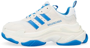 (Women) adidas x Balenciaga Triple S Sneaker 'White Blue' 712764W2ZB39040 (Women) adidas x Balenciaga Triple S Sneaker 'White Blue' 712764W2ZB39040