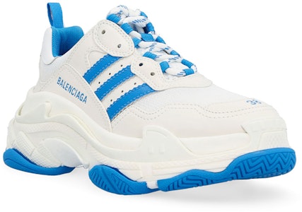 (W) adidas x Balenciaga Triple S Sneaker 'Putih Biru' 712764-W2ZB3-9040 Order (W) adidas x Balenciaga Triple S Sneaker 'Putih Biru' 712764-W2ZB3-9040