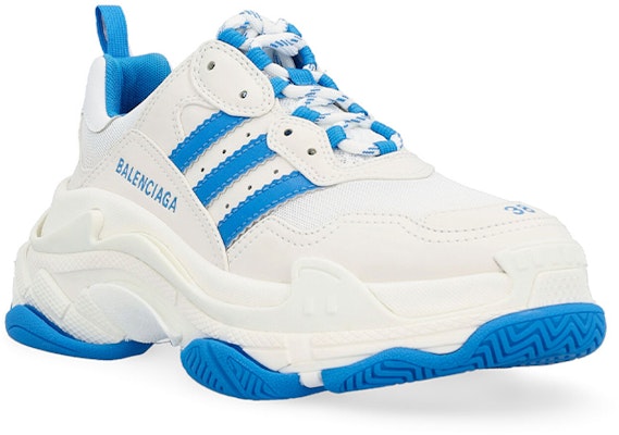 (W) adidas x バレンシアガ Triple S 白青 712764-W2ZB3-9040 Order (W) adidas x バレンシアガ Triple S 白青 712764-W2ZB3-9040