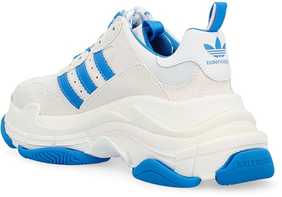 (W) adidas x バレンシアガ Triple S 白青 712764-W2ZB3-9040 Shop (W) adidas x バレンシアガ Triple S 白青 712764-W2ZB3-9040