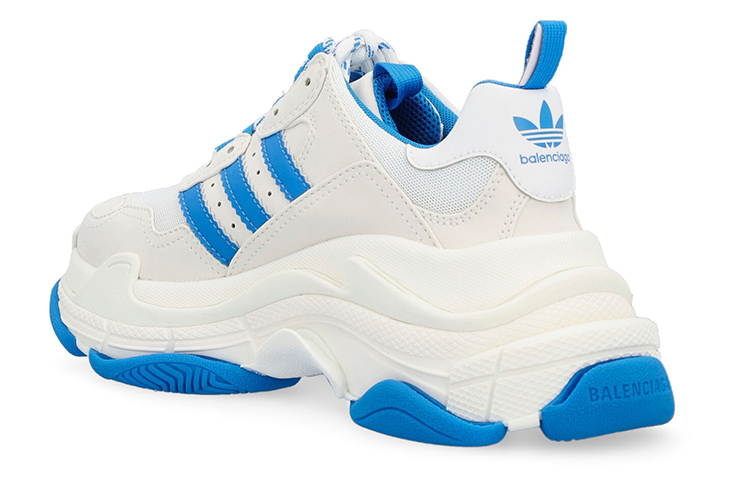 Shop (W) Zapatillas adidas x Balenciaga Triple S 'Blanco Azul' 712764W2ZB39040