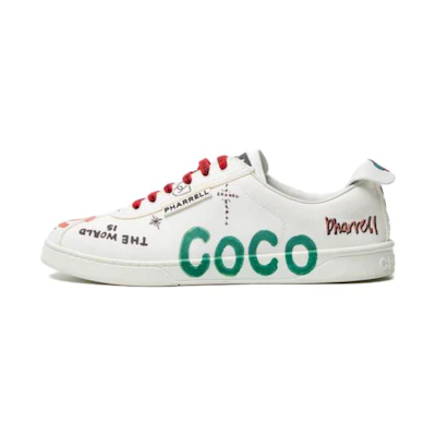 (W) adidas Chanel adidas NMD Hu 'Graffiti White'