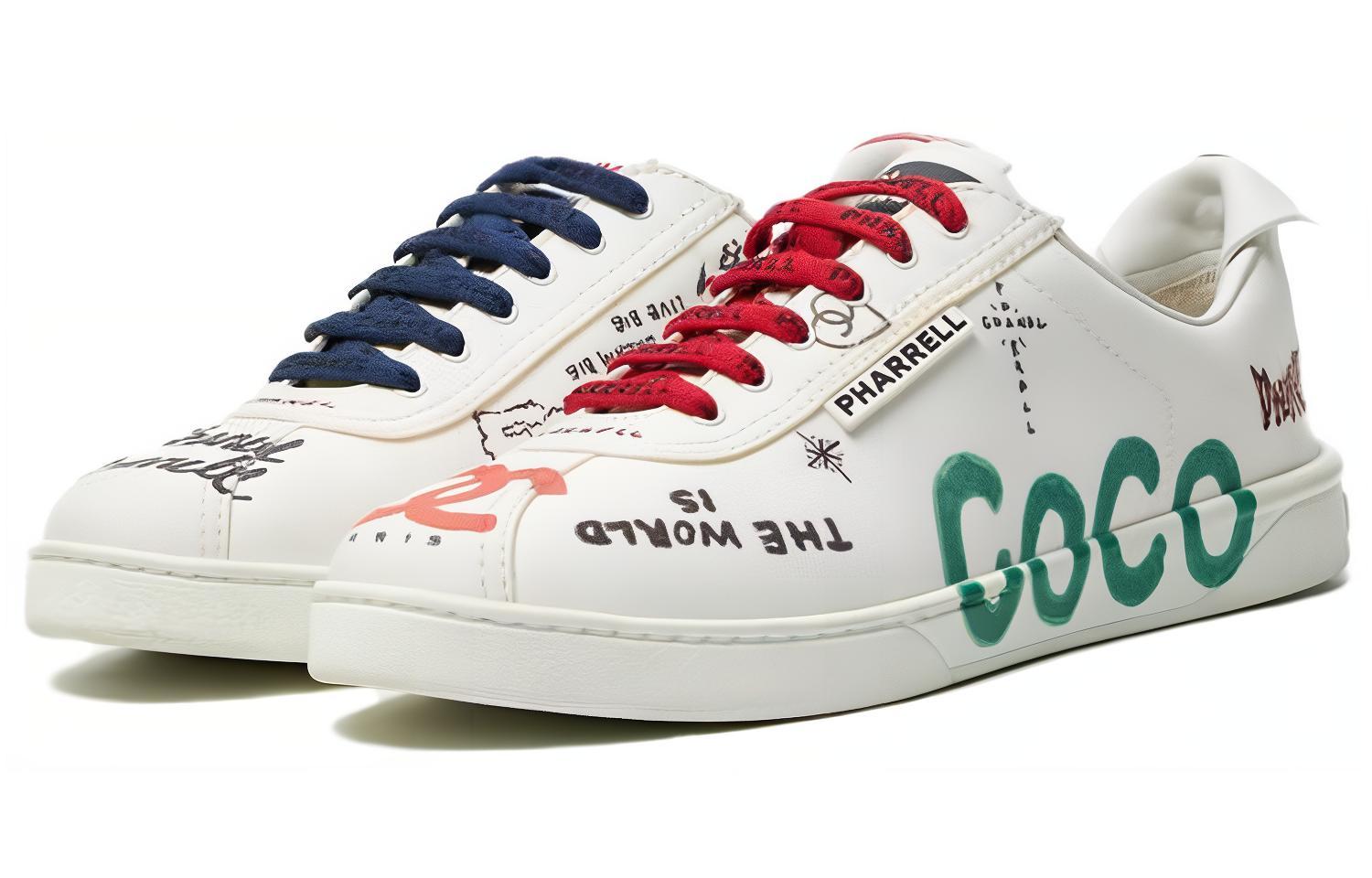 (W) adidas Chanel adidas NMD Hu 'Graffiti White' 圖 3