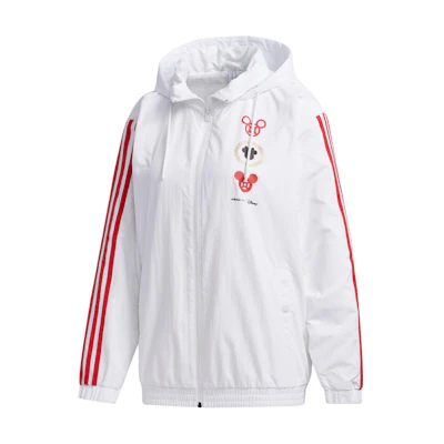 (Women) adidas Disney Fleece-Lined Hoodie Jacket White GE7785