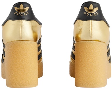 (W) 아디다스 x 구찌 가젤 웨지 골드 블랙 (Adidas x Gucci Gazelle Wedge Gold Black) 725628-AAA2M-8043 Shop (W) 아디다스 x 구찌 가젤 웨지 골드 블랙 (Adidas x Gucci Gazelle Wedge Gold Black) 725628-AAA2M-8043