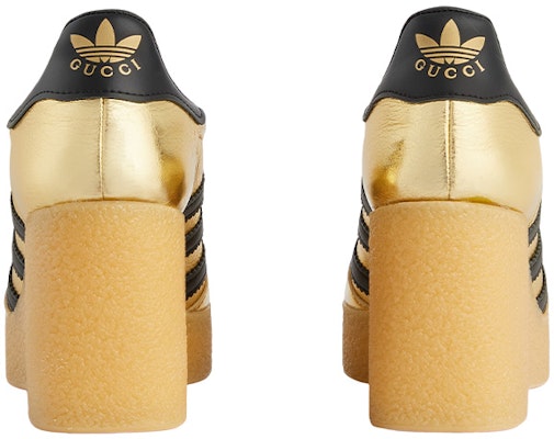 (W) 아디다스 x 구찌 가젤 웨지 골드 블랙 (Adidas x Gucci Gazelle Wedge Gold Black) 725628-AAA2M-8043 Shop (W) 아디다스 x 구찌 가젤 웨지 골드 블랙 (Adidas x Gucci Gazelle Wedge Gold Black) 725628-AAA2M-8043