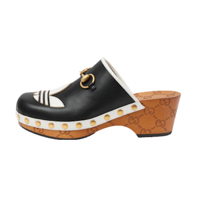 (W) Adidas Gucci GG Clog 'Black'