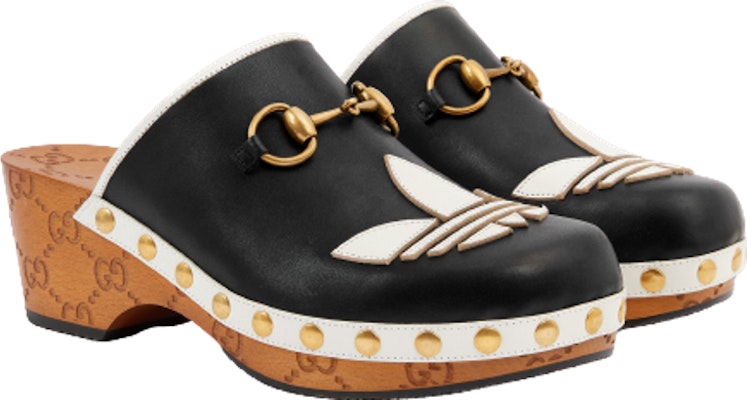 (Women) Adidas x Gucci GG Clog 'Black' 702218-DTNP0-1060 Order (Women) Adidas x Gucci GG Clog 'Black' 702218-DTNP0-1060