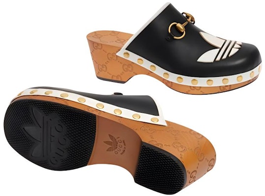 (Women) Adidas x Gucci GG Clog 'Black' 702218-DTNP0-1060 Purchase (Women) Adidas x Gucci GG Clog 'Black' 702218-DTNP0-1060