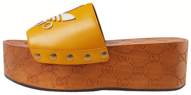 (Women) Adidas x Gucci GG Clog 'Yellow' 707286-D3VF0-7660 Buy (Women) Adidas x Gucci GG Clog 'Yellow' 707286-D3VF0-7660