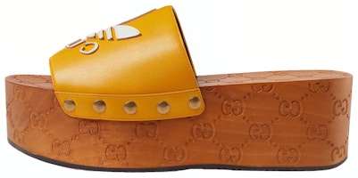 (Women) Adidas x Gucci GG Clog 'Yellow' 707286-D3VF0-7660 (Women) Adidas x Gucci GG Clog 'Yellow' 707286-D3VF0-7660