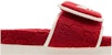 (W) Adidas x Gucci GG Platform Sandal 'Sponge Cotton Merah' 702398-UU010-6560