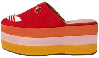 (Women) Adidas x Gucci GG Platform Sandal 'Red Suede' 702209-DE8X0-6560 Buy (Women) Adidas x Gucci GG Platform Sandal 'Red Suede' 702209-DE8X0-6560