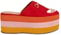 (W) Adidas x Gucci GG Platform Sandal 'Suede Merah' 702209-DE8X0-6560