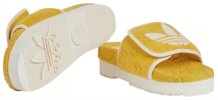 (W) Adidas x Gucci GG Platform Sandal 'Kuning Kapas Sponge' 702398-UU010-7171 Lookbook (W) Adidas x Gucci GG Platform Sandal 'Kuning Kapas Sponge' 702398-UU010-7171