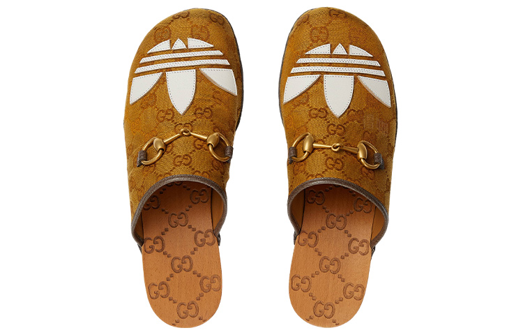 Lookbook (W) adidas x Gucci Horsebit Clog ''GG Monogram'' Clogs Schuhe 702237-UWV10-7161