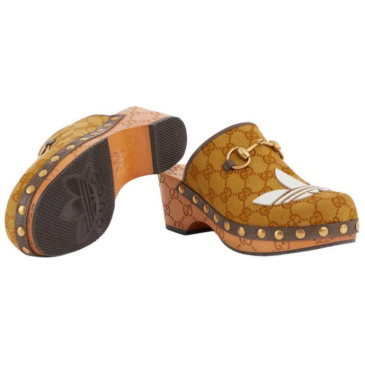 Purchase (W) adidas x Gucci Horsebit Clog ''GG Monogram'' Clogs Schuhe 702237-UWV10-7161
