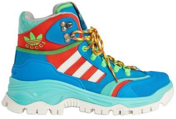 (Women) Adidas x Gucci Lace Up Boot 'Blue Red' 721396-FAAXA-7541 Order (Women) Adidas x Gucci Lace Up Boot 'Blue Red' 721396-FAAXA-7541
