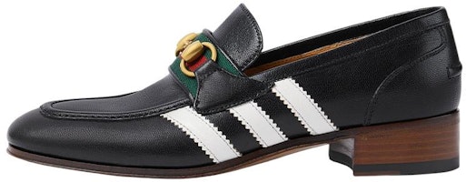 (Women) Adidas x Gucci Loafer 'Black Leather' 702284-1DOQ0-1061 (Women) Adidas x Gucci Loafer 'Black Leather' 702284-1DOQ0-1061