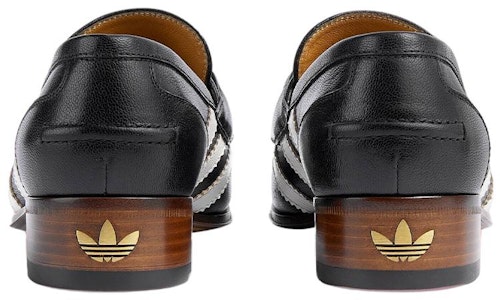 adidas Originals x Gucci 聯名系列樂福鞋 女款 黑色 Shop adidas Originals x Gucci 聯名系列樂福鞋 女款 黑色