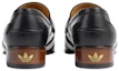 Shop (W) Adidas x Gucci Kasut Loafer 'Kulit Hitam' 702284-1DOQ0-1061