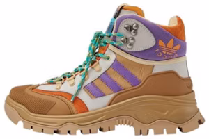 (Women) Adidas x Gucci Lace Up Boot 'Brown Purple' 721394-FAAW5-9762 (Women) Adidas x Gucci Lace Up Boot 'Brown Purple' 721394-FAAW5-9762
