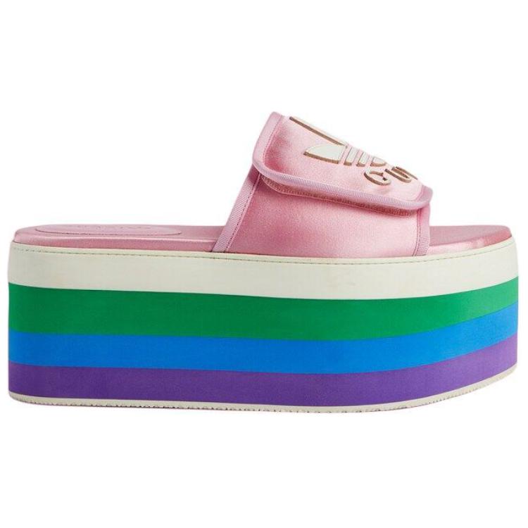(W) Adidas Gucci Platform Sandal 'Pink Silk' 圖 2