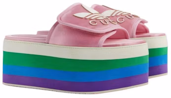 Lookbook (Women) Adidas x Gucci Platform Sandal 'Pink Silk' 702294-U19E0-5880