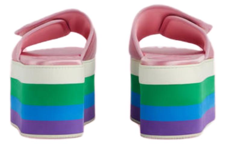 (W) Adidas Gucci Platform Sandal 'Pink Silk' 圖 5