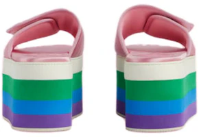 Purchase (Women) Adidas x Gucci Platform Sandal 'Pink Silk' 702294-U19E0-5880