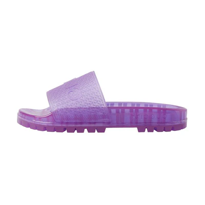 (W) adidas Gucci Slide 'Transparent Purple'