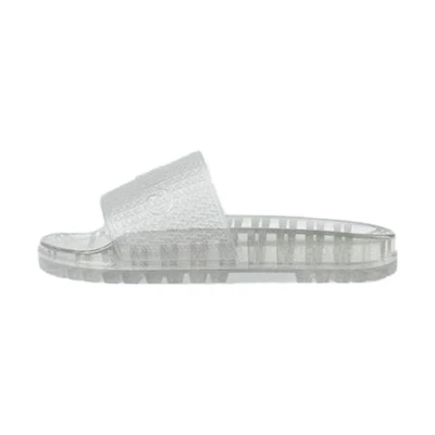 (W) Gucci adidas Slide 'White Grey'