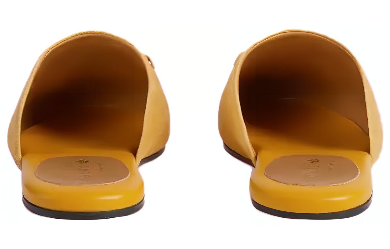 (W) Adidas Gucci Trefoil Slipper 'Yellow Suede' 圖 5