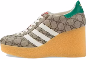 (Women) Adidas x Gucci Wedge Gazelle 'Beige GG Monogram' 725655-FAAR3-9751 (Women) Adidas x Gucci Wedge Gazelle 'Beige GG Monogram' 725655-FAAR3-9751