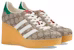 (W) Adidas x Gucci Wedge Gazelle 'Beige GG Monogram' Beige GG Monogram 725655-FAAR3-9751
