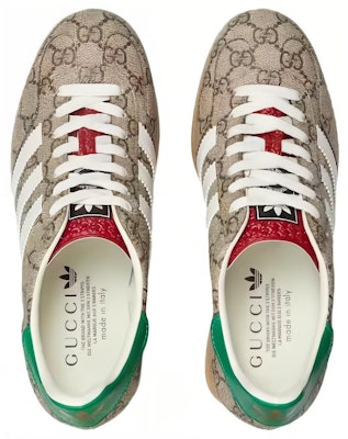 (Women) Adidas x Gucci Wedge Gazelle 'Beige GG Monogram' 725655-FAAR3-9751 Shop (Women) Adidas x Gucci Wedge Gazelle 'Beige GG Monogram' 725655-FAAR3-9751