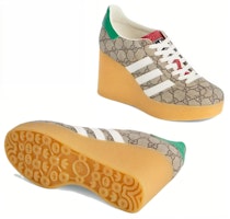 (W) アディダス×グッチ GGモノグラム ウェッジガゼル (ベージュ) 725655-FAAR3-9751 Purchase (W) アディダス×グッチ GGモノグラム ウェッジガゼル (ベージュ) 725655-FAAR3-9751