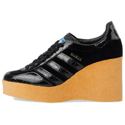 (Women) Adidas x Gucci Wedge Gazelle 'Black Croc'