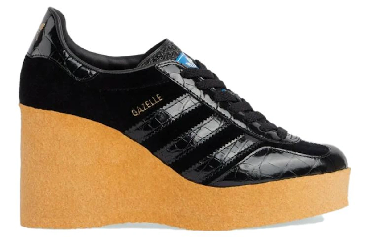 (Women) Adidas x Gucci Wedge Gazelle 'Black Croc'