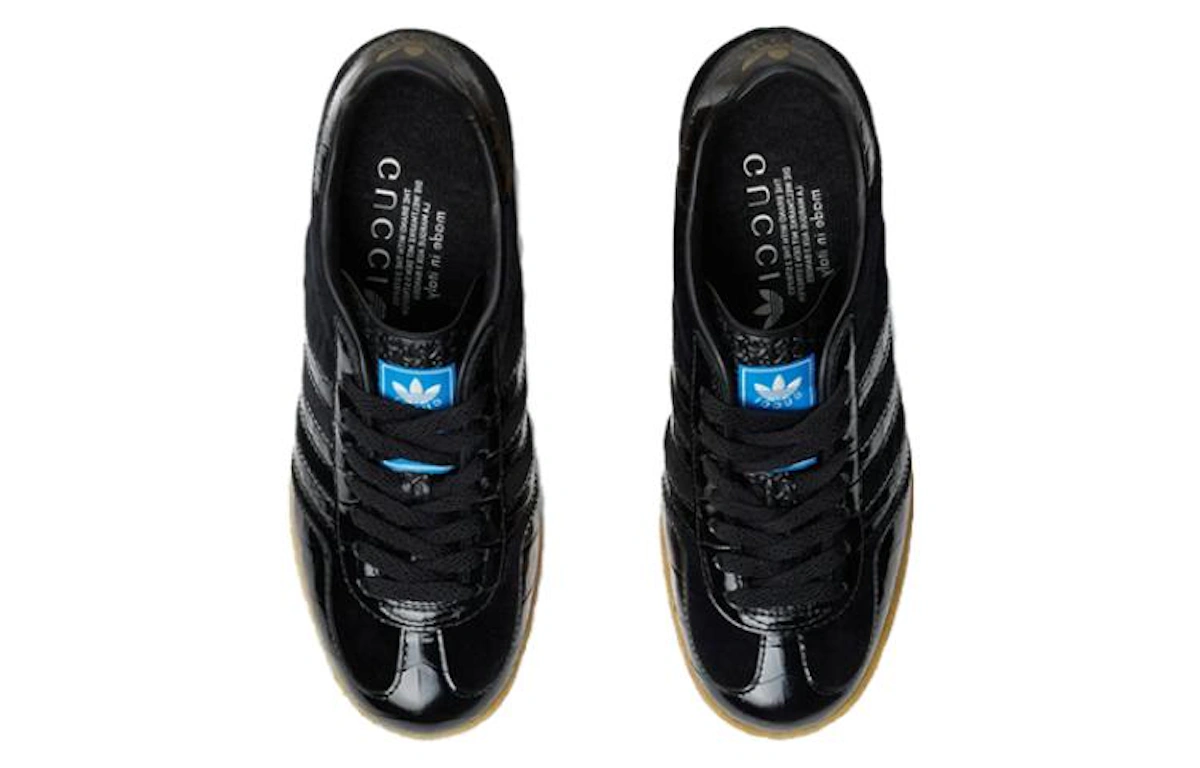 (Women) Adidas x Gucci Wedge Gazelle 'Black Croc'