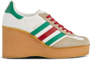 (Women) Adidas x Gucci Wedge Gazelle 'White Green Red' 725628-AAA43-9547 (Women) Adidas x Gucci Wedge Gazelle 'White Green Red' 725628-AAA43-9547