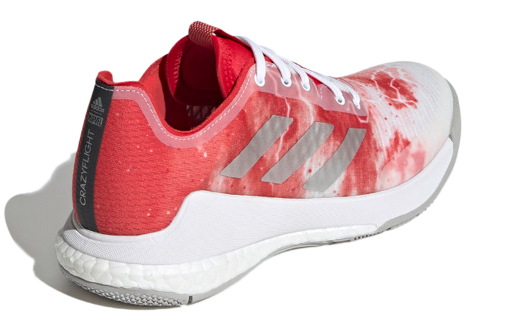 Shop 漫威 x adidas Crazyflight 耐磨防滑排球鞋 女款 紅白